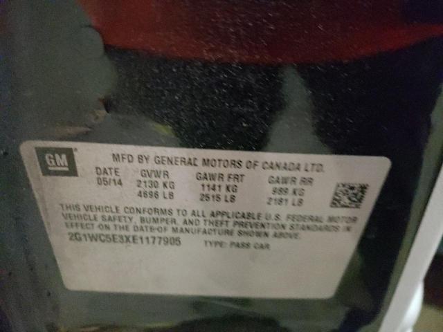 Photo 10 from auction – 2014 CHEVROLET IMPALA LIM with VIN 2G1WC5E3XE1177905