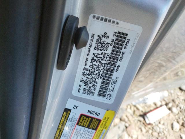 Photo 10 from auction – 2009 TOYOTA COROLLA BA with VIN 1NXBU40E49Z107747