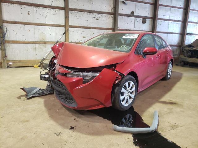 Photo 2 from auction – 2021 TOYOTA COROLLA LE with VIN 5YFEPMAE4MP250873