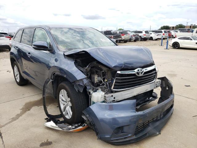 TOYOTA HIGHLANDER 2014 with VIN 5TDZARFHXES006334 - Photo from auction