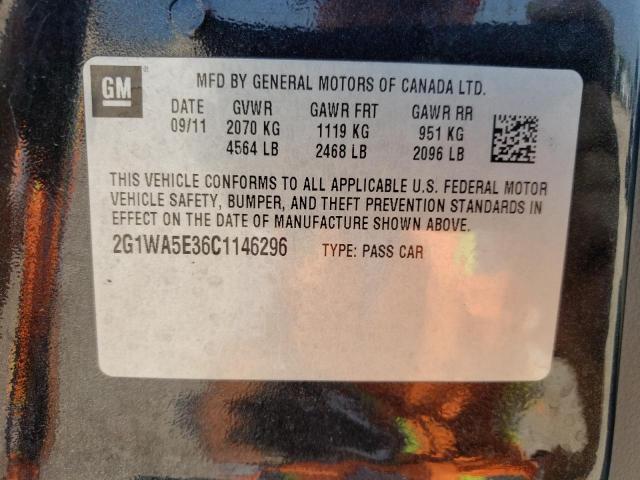 Photo 10 from auction – 2012 CHEVROLET IMPALA LS with VIN 2G1WA5E36C1146296