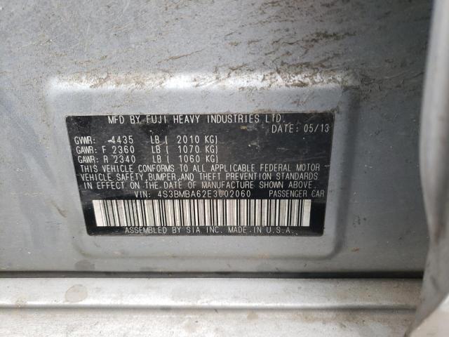 Photo 10 from auction – 2014 SUBARU LEGACY 2.5 with VIN 4S3BMBA62E3002060