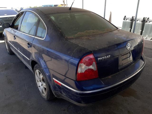 Photo 3 from auction – 2002 VOLKSWAGEN PASSAT GLX with VIN WVWRH63B32P359255