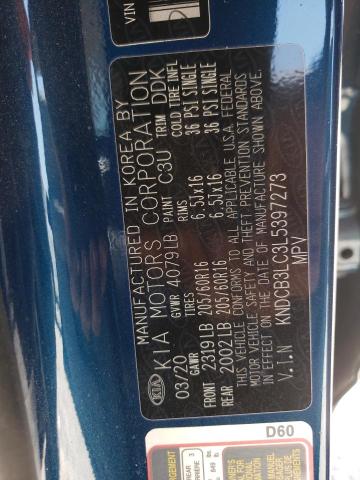 Photo 10 from auction – 2020 KIA NIRO LX with VIN KNDCB3LC3L5397273