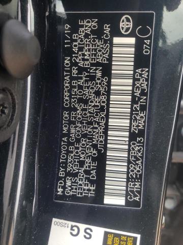 Photo 10 from auction – 2020 TOYOTA COROLLA LE with VIN JTDEPRAEXLJ087596
