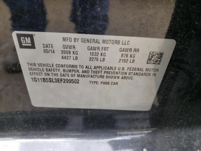 Photo 10 from auction – 2014 CHEVROLET MALIBU LS with VIN 1G11B5SL3EF299502