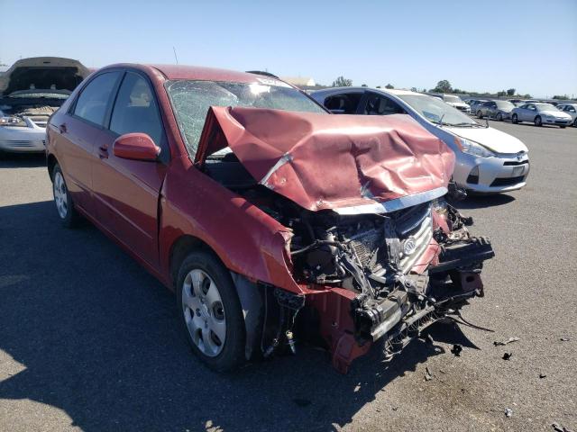 KIA SPECTRA EX 2009 with VIN KNAFE222295663220 - Photo from auction