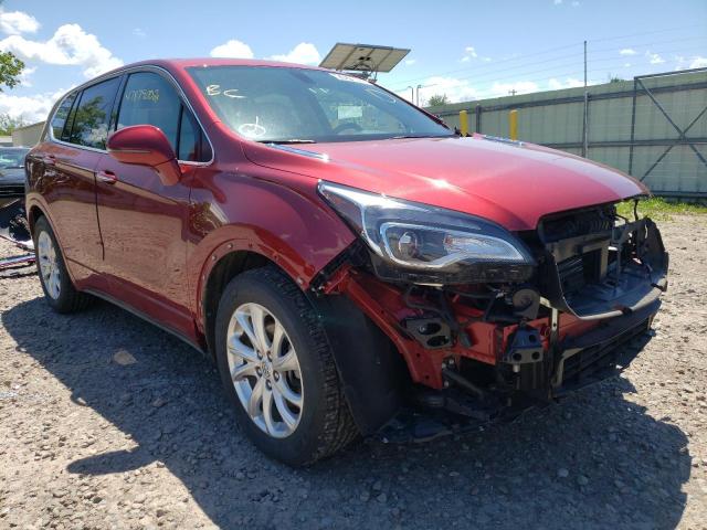 BUICK ENVISION P 2019 with VIN LRBFXBSA2KD142092 - Photo from auction