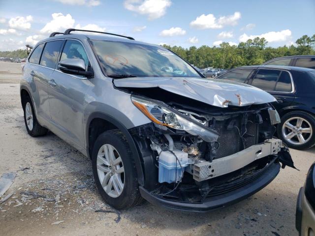 TOYOTA HIGHLANDER 2015 with VIN 5TDZKRFH2FS086159 - Photo from auction