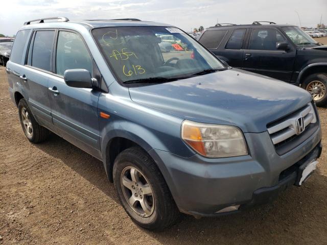 HONDA PILOT EXL 2007 with VIN 2HKYF18577H531278 - Photo from auction