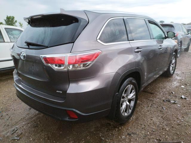 Фото 4 с аукциона – 2014 TOYOTA HIGHLANDER с VIN 5TDJKRFH6ES040541
