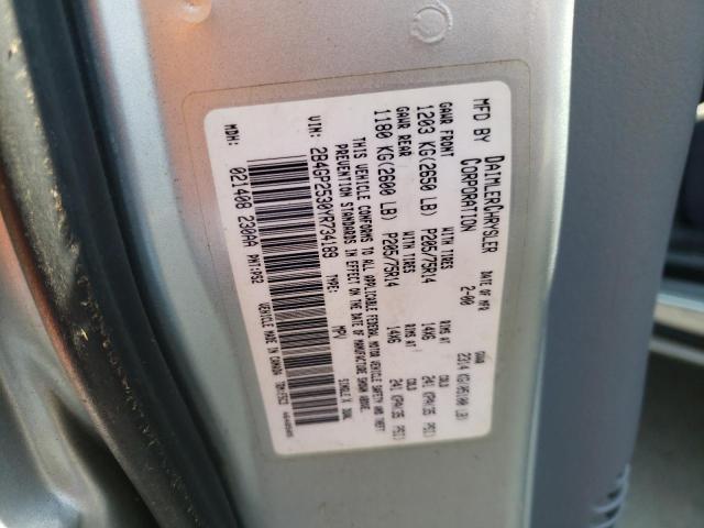 Photo 10 from auction – 2000 DODGE CARAVAN with VIN 2B4GP2530YR734189