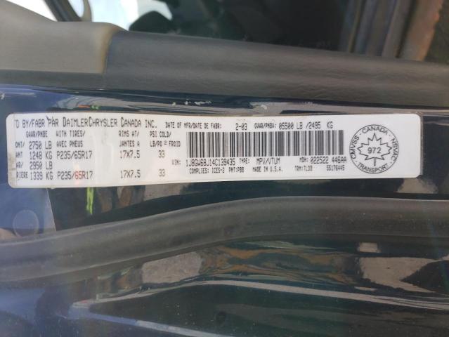 Photo 10 from auction – 2004 JEEP GRAND CHER with VIN 1J8GW68J14C139435