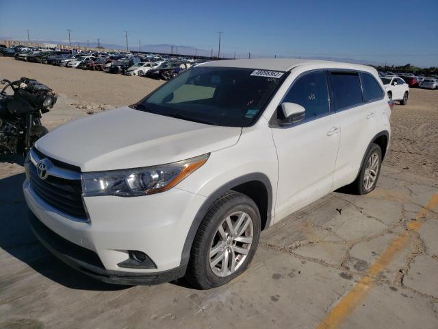 Photo 2 from auction – 2015 TOYOTA HIGHLANDER with VIN 5TDZARFH4FS015354
