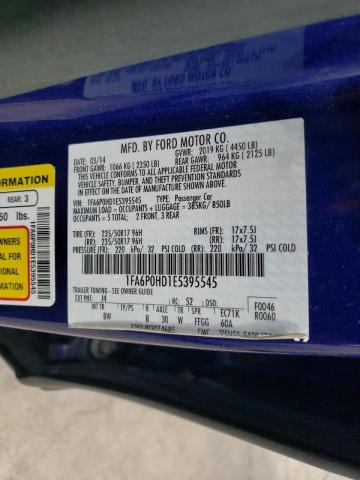 Photo 10 from auction – 2014 FORD FUSION SE with VIN 1FA6P0HD1E5395545