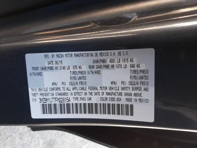 Photo 10 from auction – 2015 MAZDA 3 SPORT with VIN 3MZBM1U77FM228154