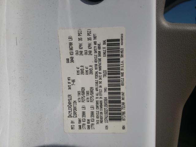 Photo 10 from auction – 2007 DODGE RAM 1500 S with VIN 1D7HU18227J503364