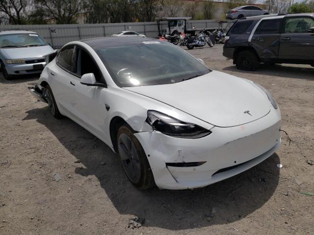 TESLA MODEL 3 2022 with VIN 5YJ3E1EA8NF112236 - Photo from auction