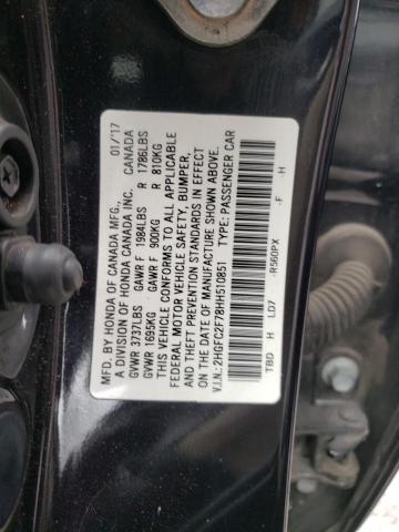 Photo 10 from auction – 2017 HONDA CIVIC EX with VIN 2HGFC2F78HH510851