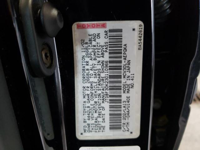 Photo 10 from auction – 2003 TOYOTA CAMRY LE with VIN JTDBF30K230110966