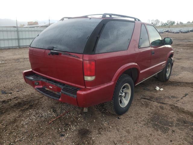 Photo 4 from auction – 2000 CHEVROLET BLAZER with VIN 1GNCS18W3YK137317