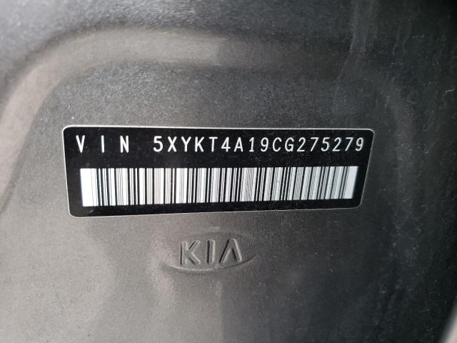 Photo 10 from auction – 2012 KIA SORENTO BA with VIN 5XYKT4A19CG275279