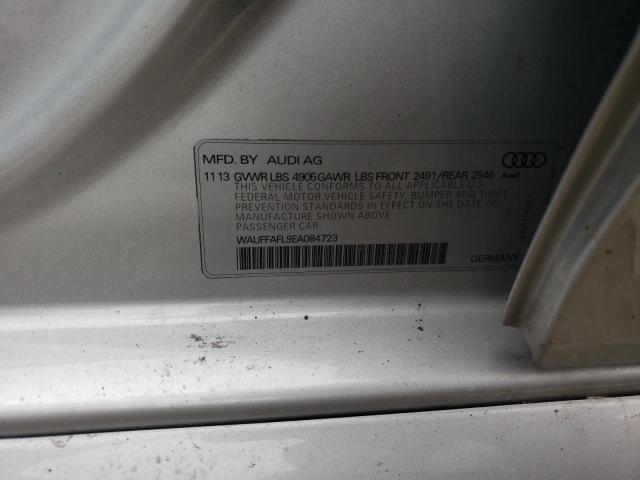 Photo 10 from auction – 2014 AUDI A4 with VIN WAUFFAFL9EA084723