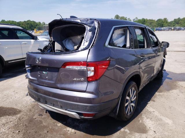 Photo 4 from auction – 2021 HONDA PILOT EXL with VIN 5FNYF6H57MB096351