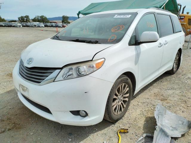 Photo 2 from auction – 2012 TOYOTA SIENNA XLE with VIN 5TDYK3DCXCS205202