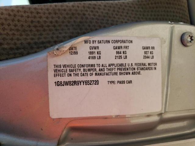 Photo 10 from auction – 2000 SATURN LW2 with VIN 1G8JW82R9YY652720