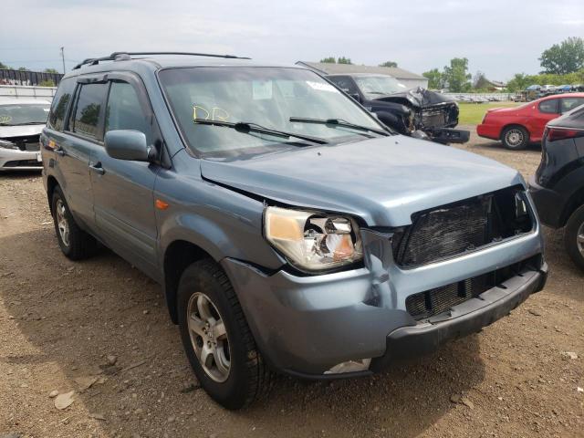 HONDA PILOT EX 2006 with VIN 5FNYF18406B004445 - Photo from auction