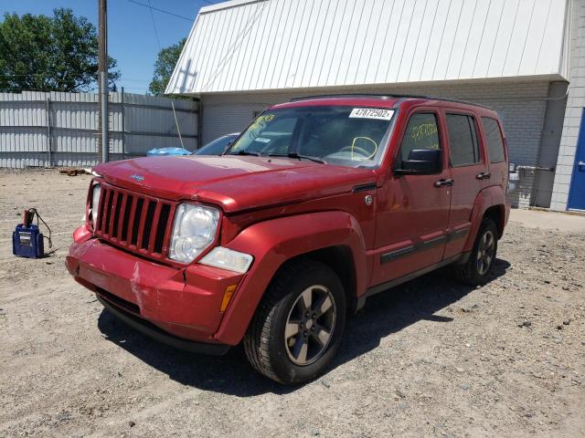 Photo 2 from auction – 2008 JEEP LIBERTY3.7 with VIN 1J8GN28K68W256663