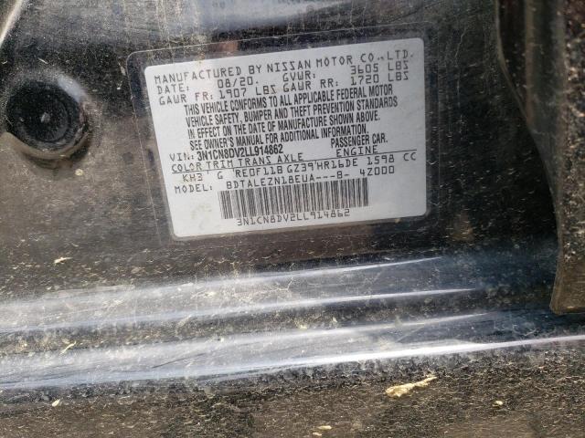 Photo 10 from auction – 2020 NISSAN VERSA S with VIN 3N1CN8DV2LL914862