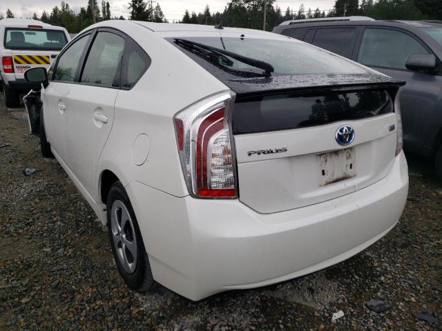 Photo 3 from auction – 2013 TOYOTA PRIUS with VIN JTDKN3DU3D5703853
