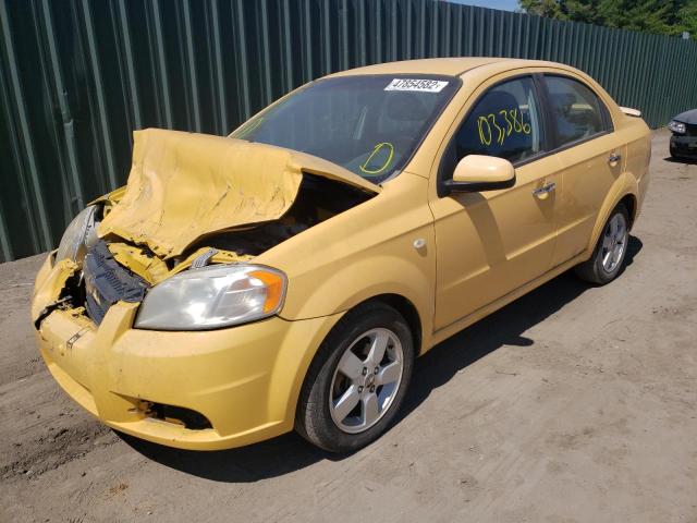 Photo 2 from auction – 2008 CHEVROLET AVEO LT with VIN KL1TG56698B054227