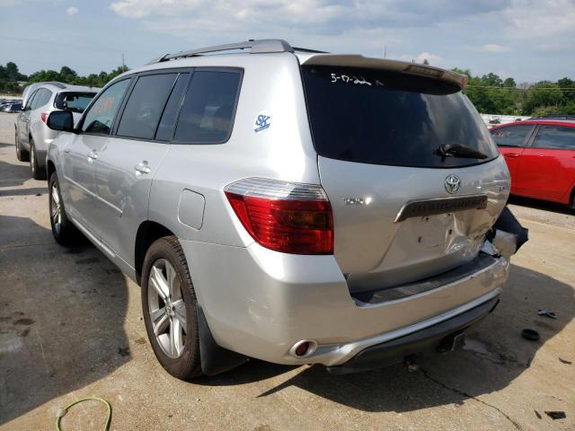 Photo 3 from auction – 2008 TOYOTA HIGHLANDER with VIN JTEES43A582104703
