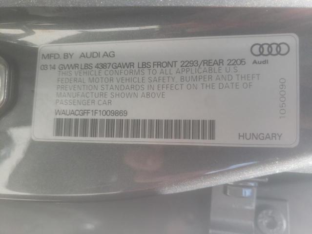Photo 10 from auction – 2015 AUDI A3 PREMIUM with VIN WAUACGFF1F1009869