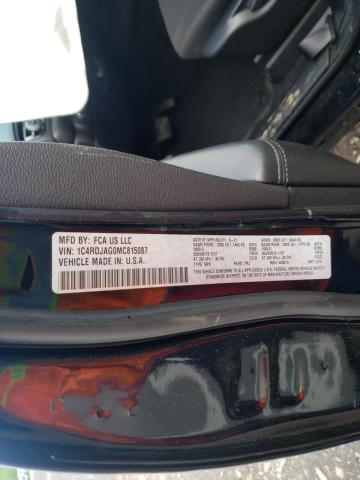 Photo 10 from auction – 2021 DODGE DURANGO SX with VIN 1C4RDJAG0MC815087