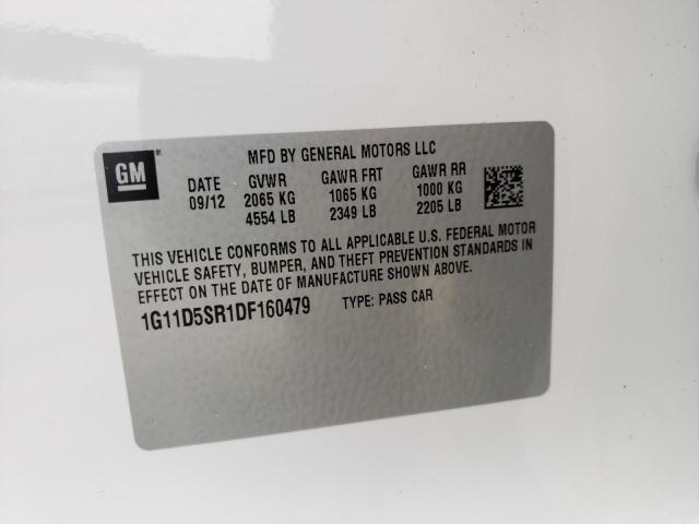 Photo 10 from auction – 2013 CHEVROLET MALIBU with VIN 1G11D5SR1DF160479