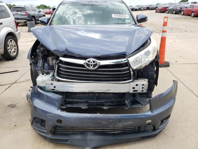 Photo 9 from auction – 2014 TOYOTA HIGHLANDER with VIN 5TDZARFHXES006334