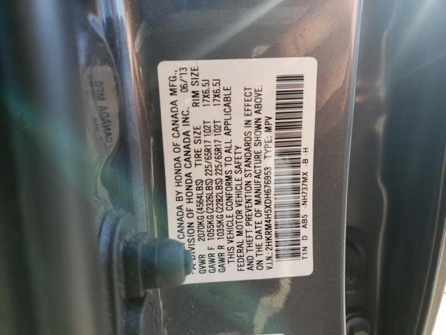 Photo 10 from auction – 2013 HONDA CR-V EX with VIN 2HKRM4H5XDH676953