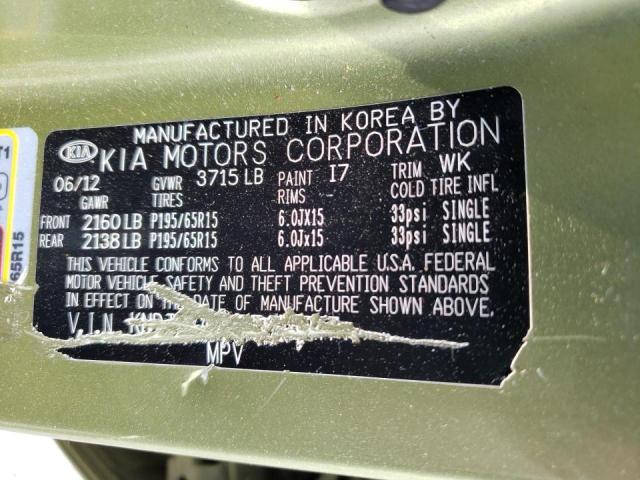 Photo 10 from auction – 2013 KIA SOUL with VIN KNDJT2A54D7496547