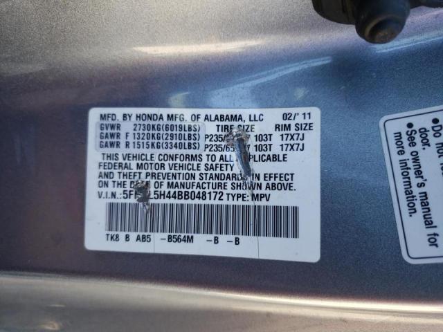 Photo 10 from auction – 2011 HONDA ODYSSEY EX with VIN 5FNRL5H44BB048172