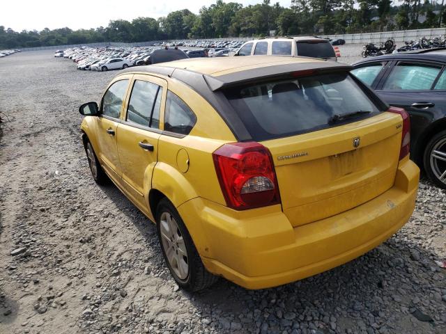 Photo 3 from auction – 2007 DODGE CALIBER SX with VIN 1B3HB48B17D545607