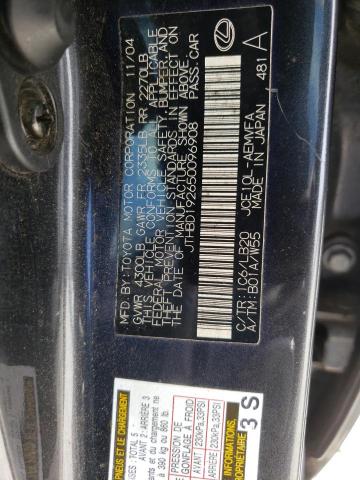 Photo 10 from auction – 2005 LEXUS IS 300 with VIN JTHBD192650096908