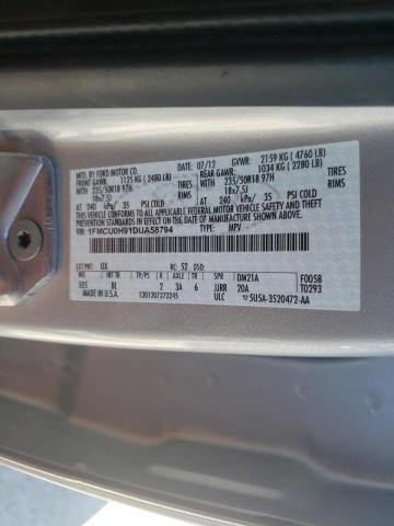 Photo 10 from auction – 2013 FORD ESCAPE SEL with VIN 1FMCU0H91DUA58794