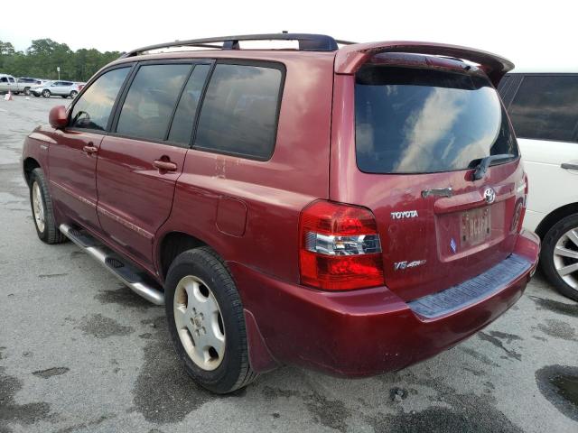 Photo 3 from auction – 2005 TOYOTA HIGHLANDER with VIN JTEEP21A750102354