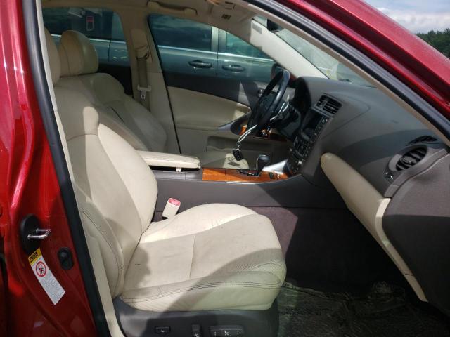 Photo 5 from auction – 2009 LEXUS IS 250 with VIN JTHCK262792030267