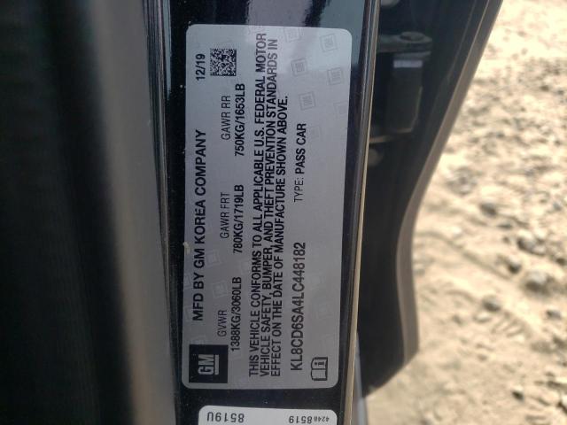 Photo 10 from auction – 2020 CHEVROLET SPARK 1LT with VIN KL8CD6SA4LC448182