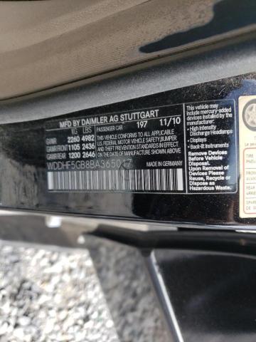 Photo 10 from auction – 2011 MERCEDES-BENZ E 350 with VIN WDDHF5GB8BA365017
